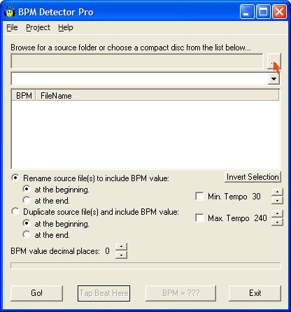 Select a folder